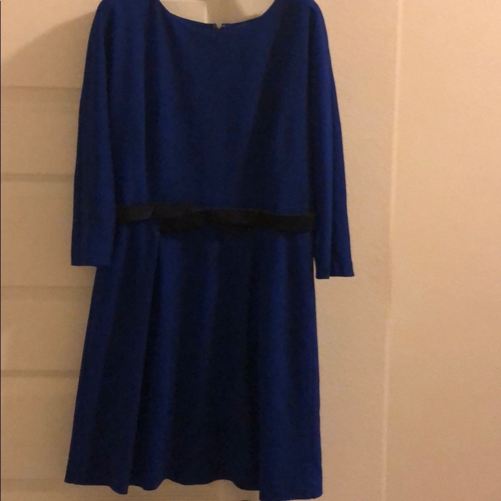 Blue Girls from Savoy, Anthropologie dress